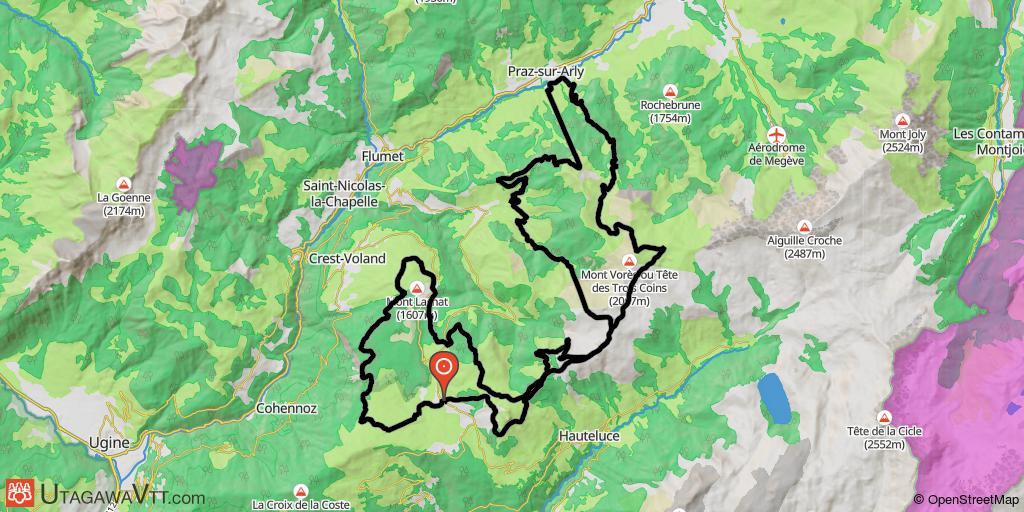 Rando Diamant VTT - Les Saisies - 60 km