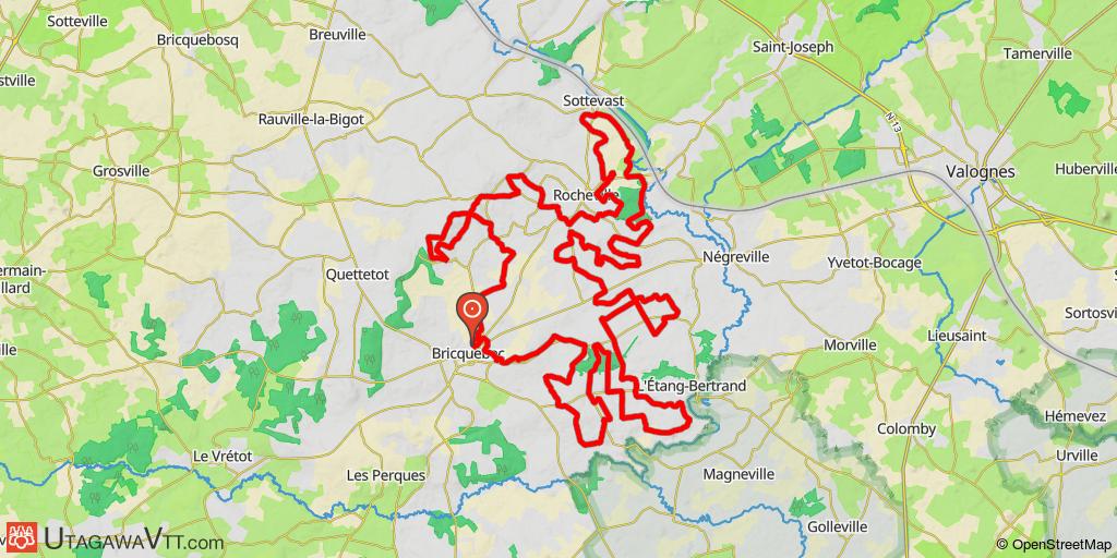 Randonnée du Donjon à Bricquebec 2012 - 53 km