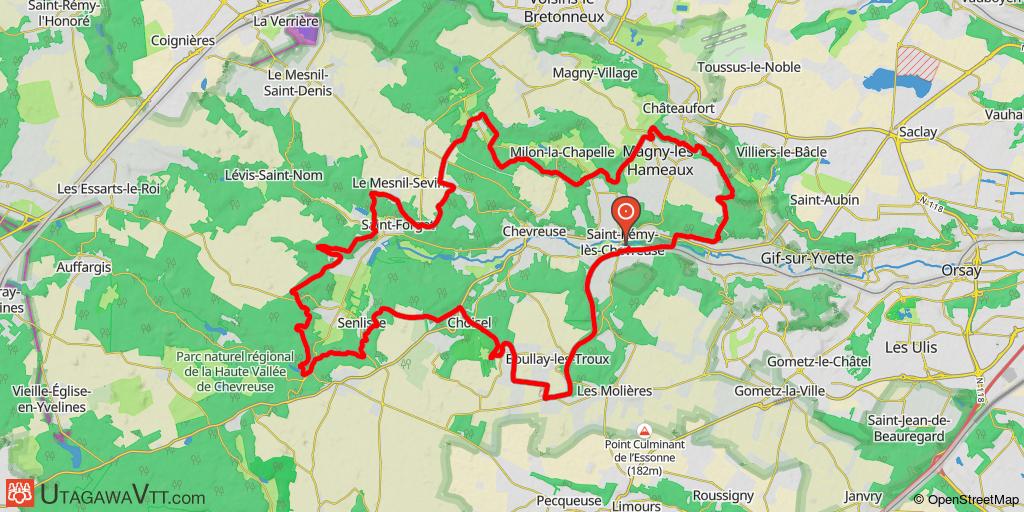 Saint-Rémy-lès-Chevreuse : Les Virades de l'Espoir 2012 - 46 km
