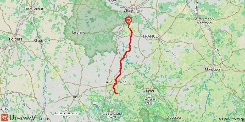Bourges - Aujols : Etape 2/6 (Velles - St Etienne de Fursac)