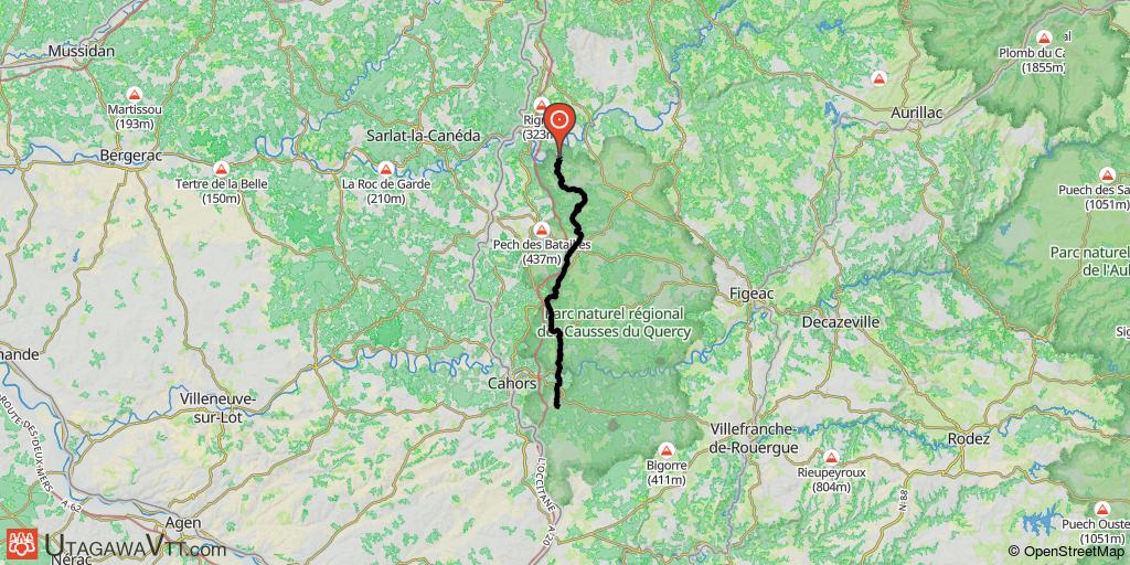 Bourges - Aujols : Etape 6/6 (Lacave - Aujols)