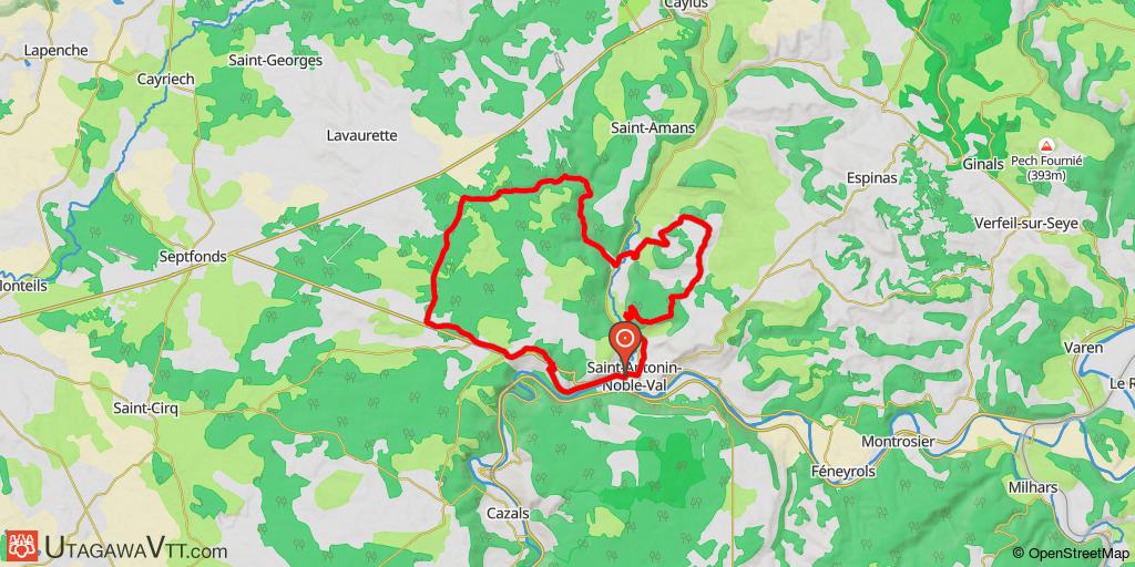 Saint-Antonin-Noble-Val : Circuits N° 11 & 8