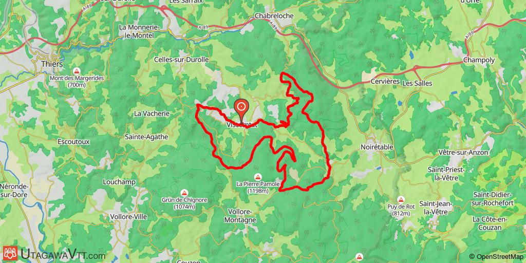Circuit sur les hauteurs de Viscomtat