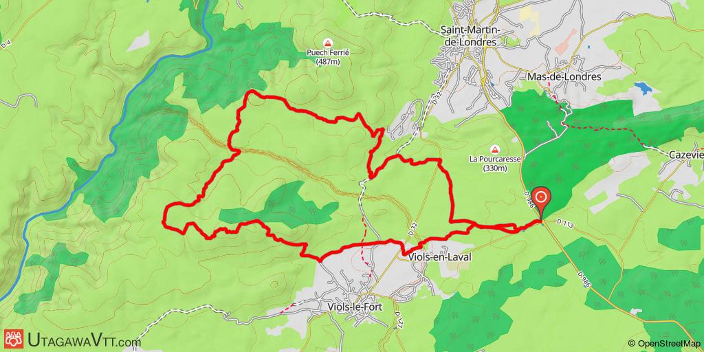 Autour du domaine de Roussières par le réseau vert