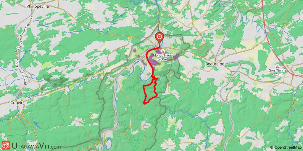 Beauraing - Givet - Winenne - Beauraing