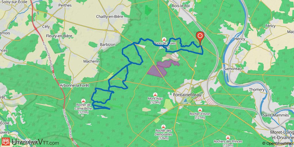 Fontainebleau et Milly