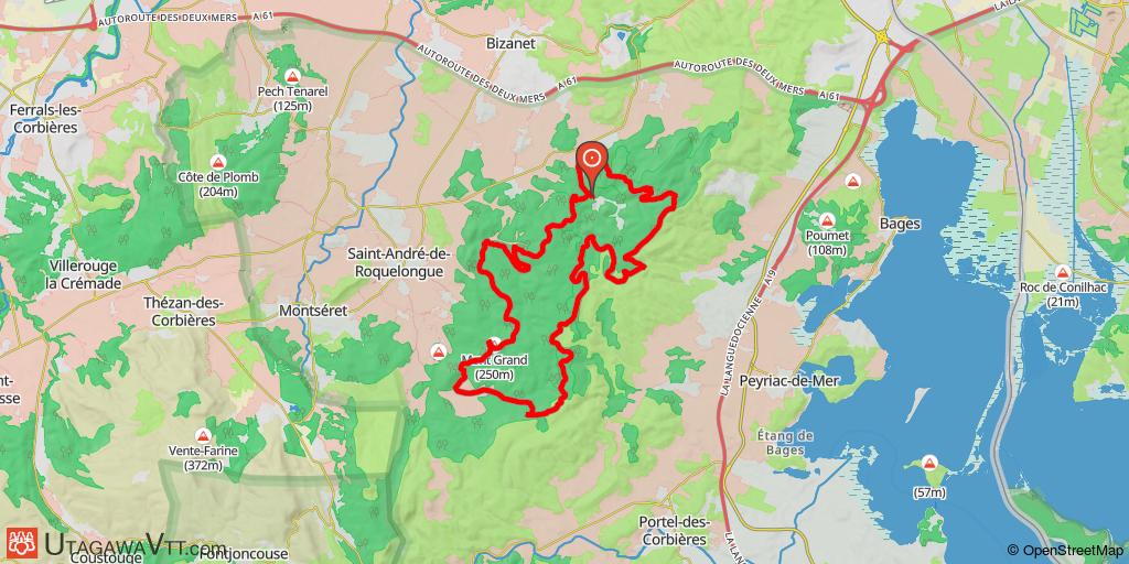 Une trace équilibrée à Fontfroide