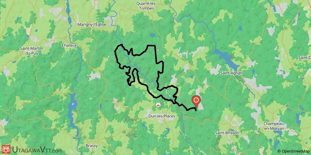 Nord Morvan - Départ : gîte de Breuil