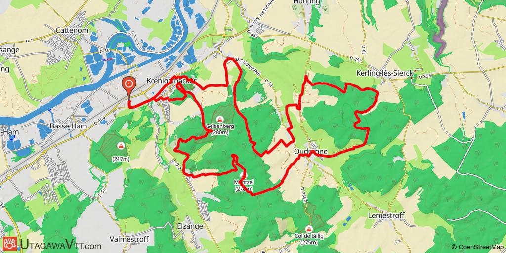 Koenigsmacker : La Tristan Liebaert 2013 - 28 km