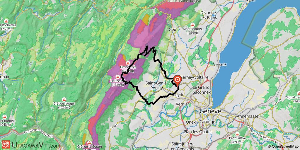 Les crêtes du Jura : Des Crozets au Reculet