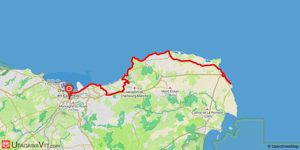 Raid côtier normand - Cherbourg - Le Havre : Etape 1/5