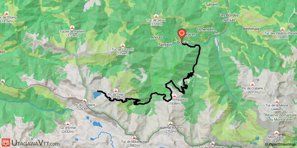 Tour du Biros - Etape 1/2 : Bonac - Lac d'Araing