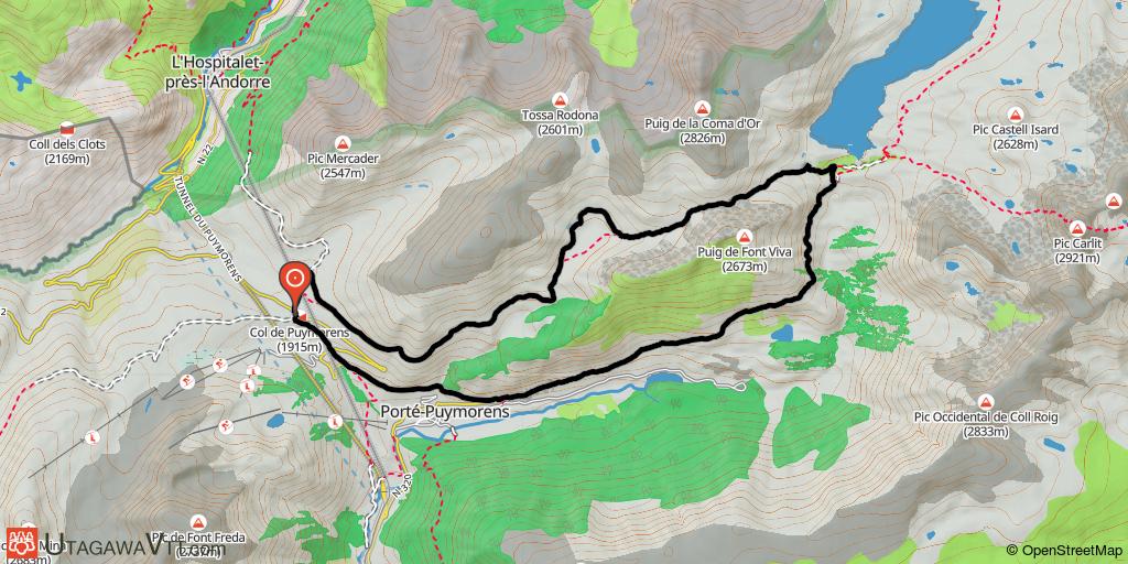Col de Puymorens - Portella de Lanos