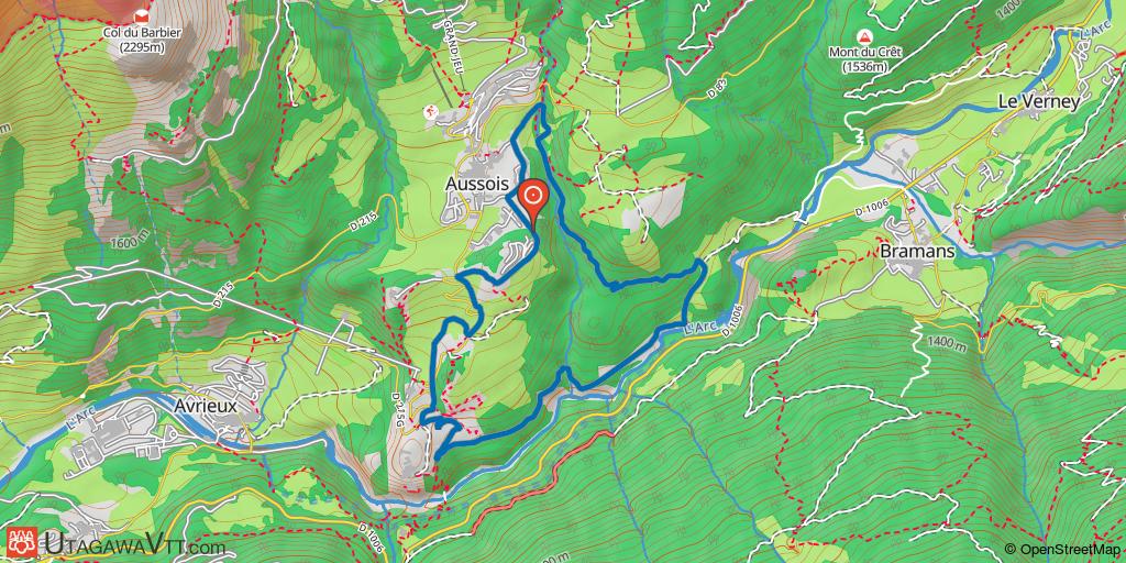Espace VTT FFC Aussois - Circuit n° 2 - Les Forts