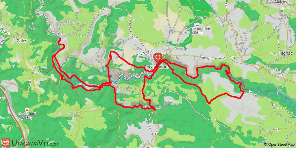 Circuit autour de Rocamadour