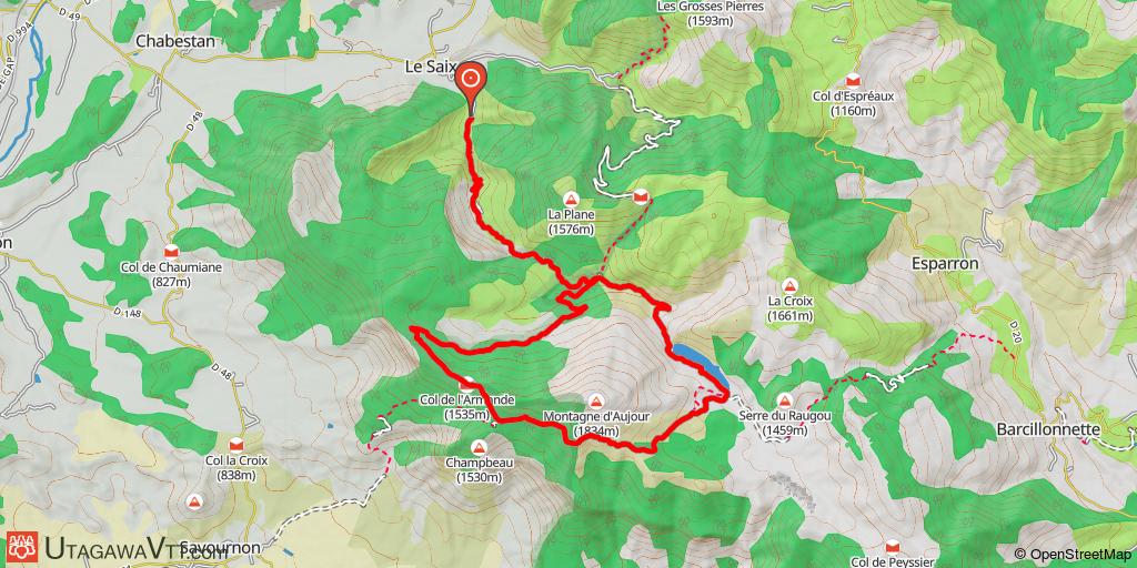 Tour de la montagne d'Aujour