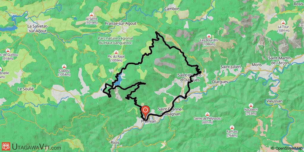Prémian : Circuit 12 - Saut de Vezolles