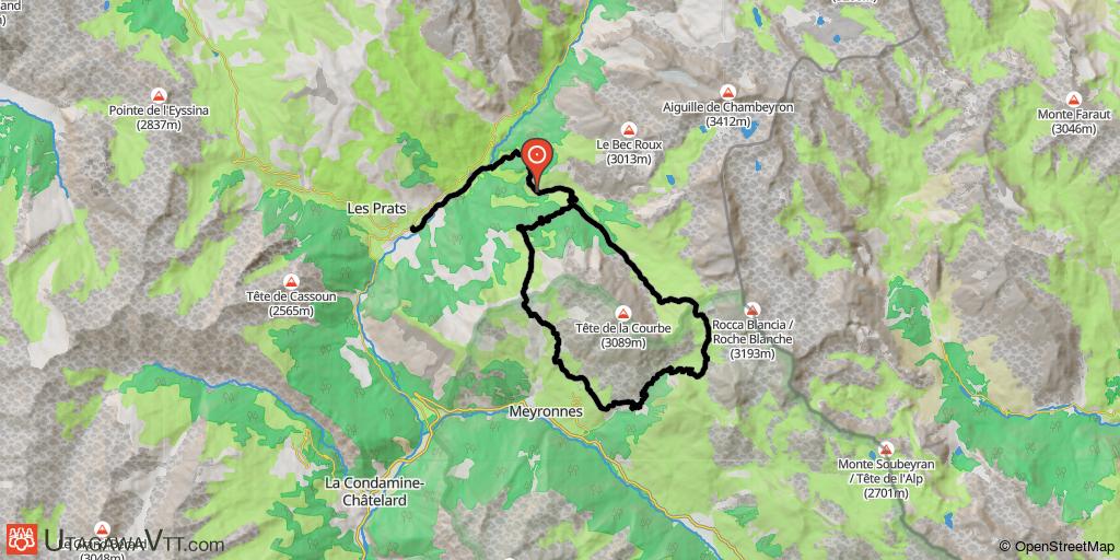 Saint-Ours par les cols Mirandol et Vallonnet