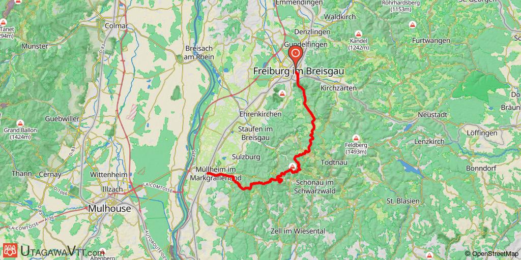 De Fribourg à Mulheim par les crêtes