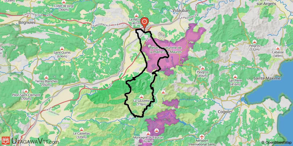 Boucle sur Collobrières au départ du Cannet des Maures