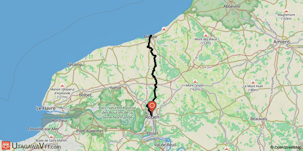 Le Chasse-Marée (Rouen - Dieppe ou Dieppe - Rouen)