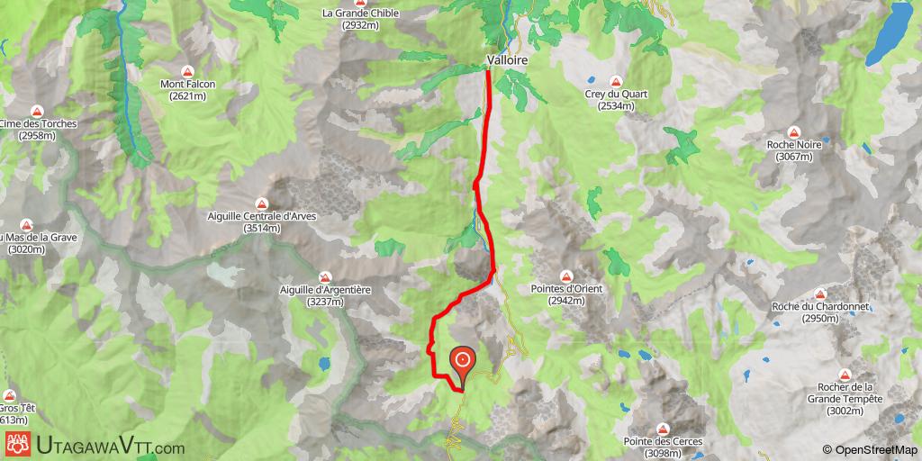 Valloire - Contour des Aiguilles d'Arves