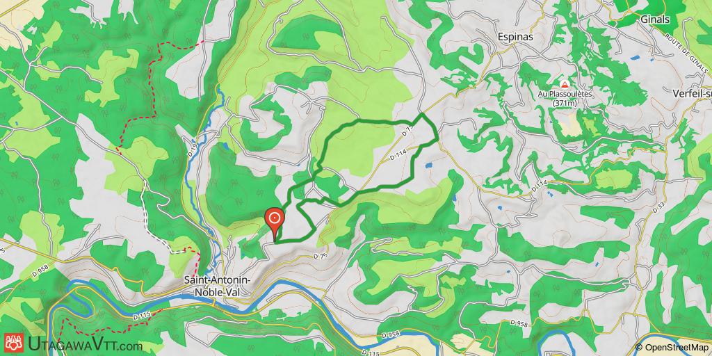Saint-Antonin-Noble-Val - Circuit FFC N°7