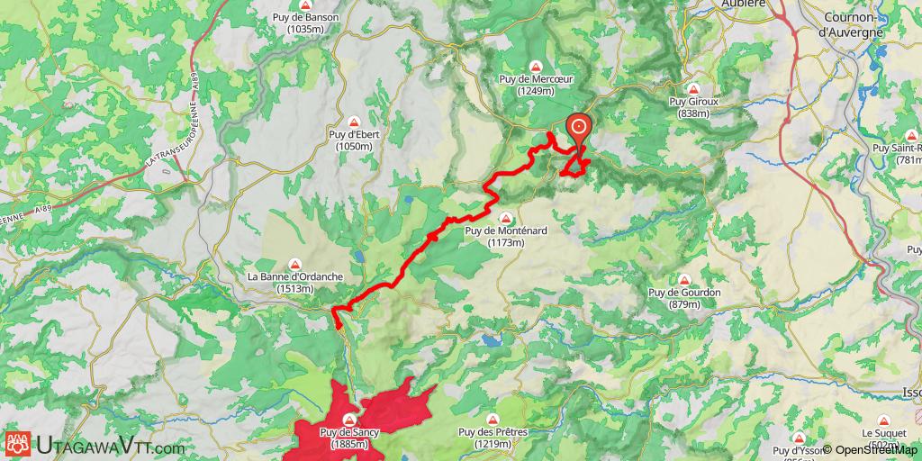 Traversée Massif Central par les sommets - Lac d'Aydat - Mont Dore (Etape 2/13)