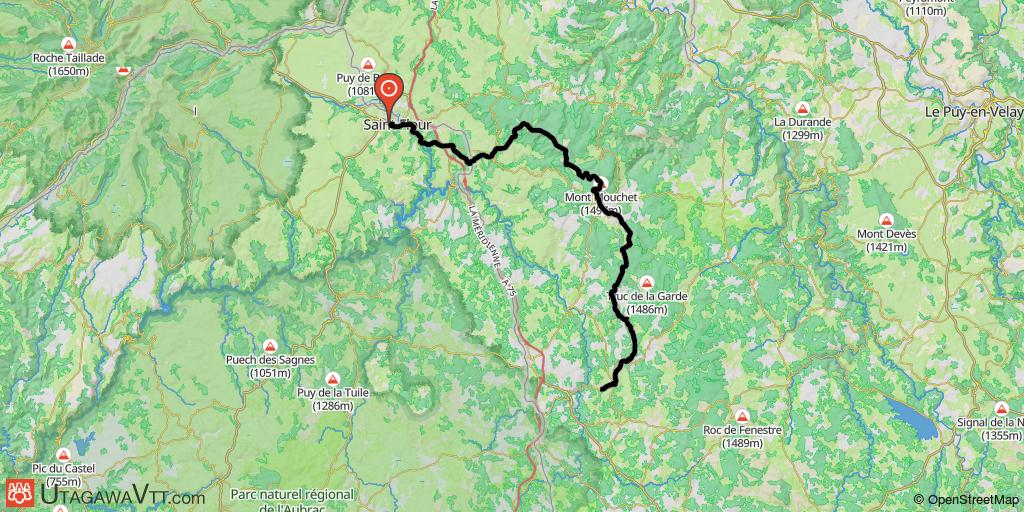 Traversée Massif Central par les sommets - Saint-Flour - Saint-Alban sur Limagnole (Etape 6/13)