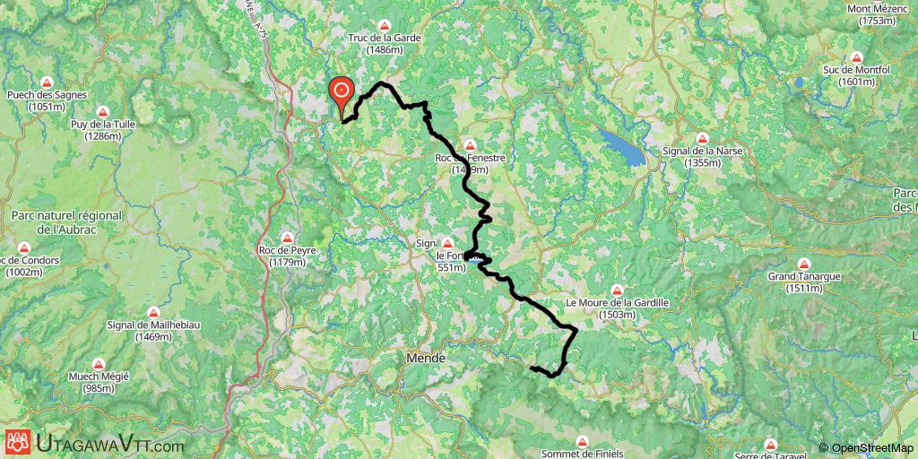 Traversée Massif Central par les sommets - Saint-Alban - Bagnols les Bains (Etape 7/13)