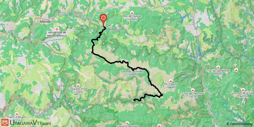 Traversée Massif Central par les sommets - Bagnols - Pont de Montvert (Etape 8/13)