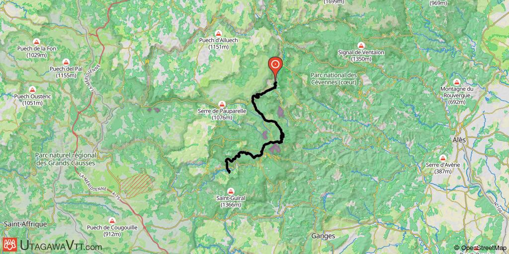 Traversée Massif Central par les sommets - Vebron - Dourbies (Etape 11/13)