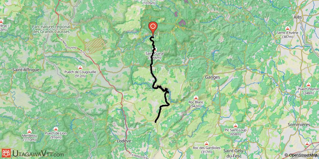Traversée Massif Central par les sommets - Dourbies - La Vacquerie (Etape 12/13)