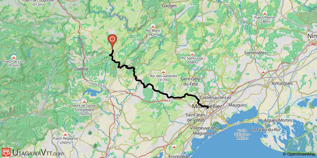 Traversée Massif Central par les sommets - La Vacquerie - Montpellier (Etape 13/13)
