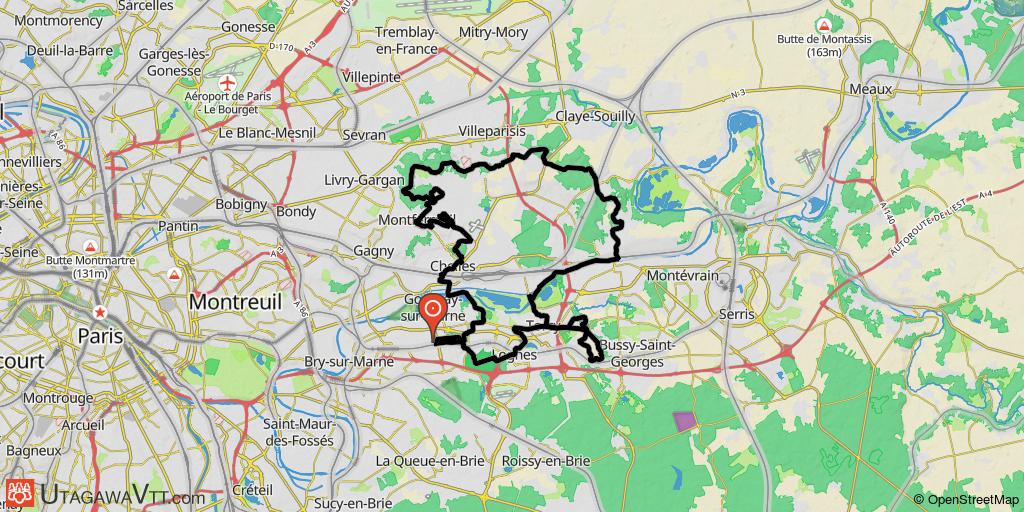 Champs-sur-Marne - Tour de la Dhuise