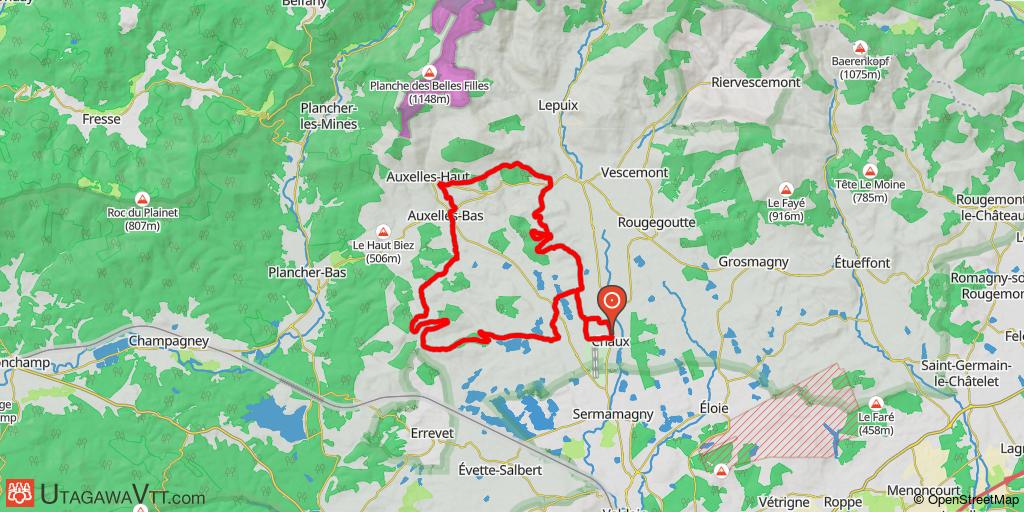 Chaux/Chaux par Auxelles et fort de Gyromagny