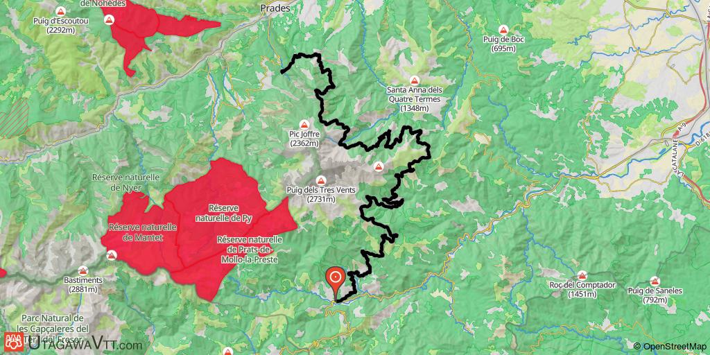 Tour du Canigou - Etape 1/2 - Prats De Mollo -Taurinya