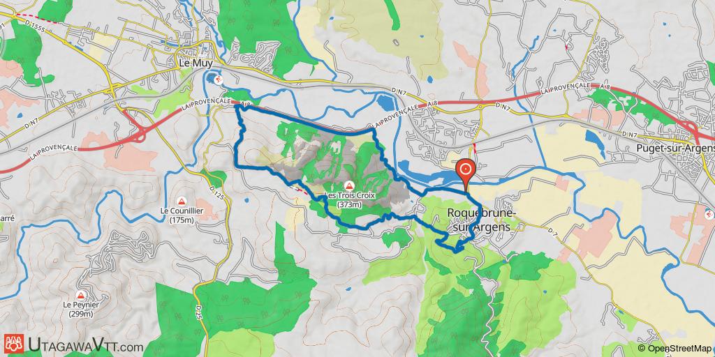 Le tour du Rocher de Roquebrune-sur-Argens