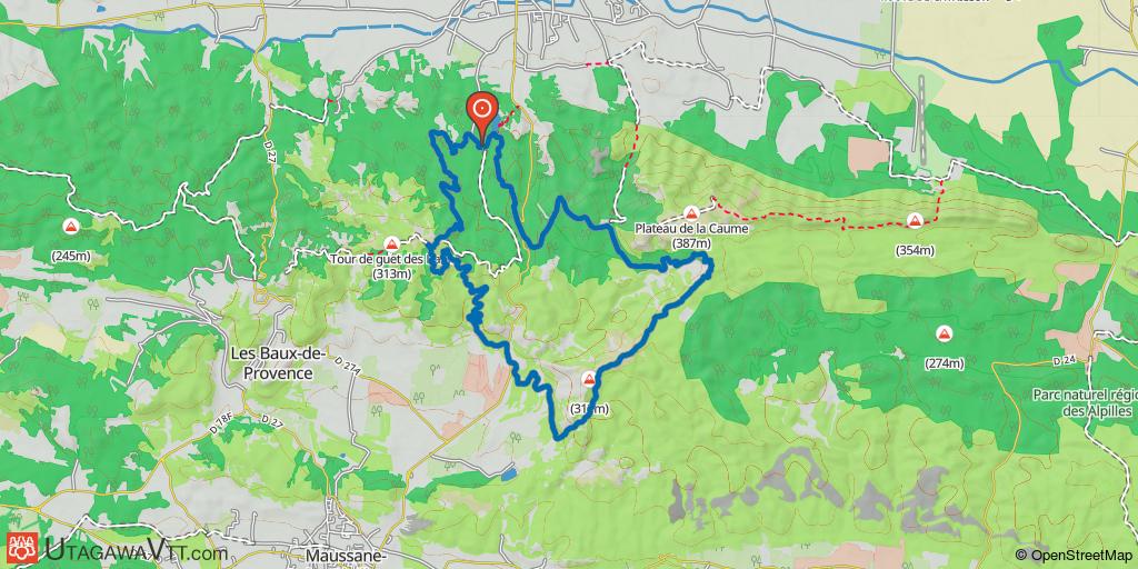 Petite boucle dans les Alpilles