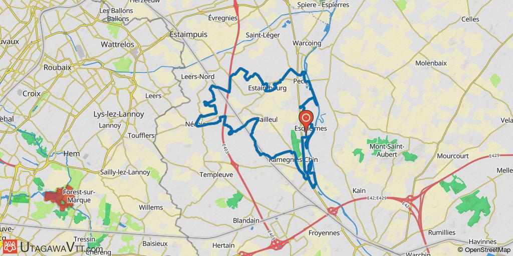 Randonnée d'Esquelmes (Belgique ) - 35 km