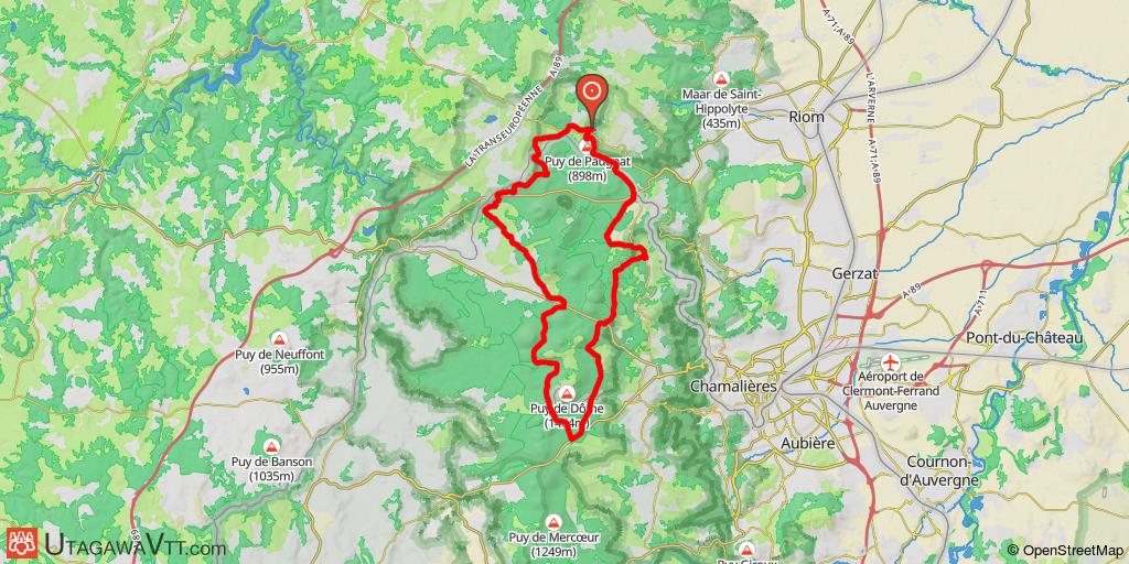 Tour du Puy de Dôme au départ de Paugnat