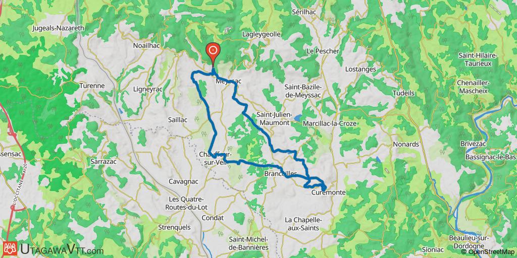 Collonges <---> Curemonte : La Boucle Verte