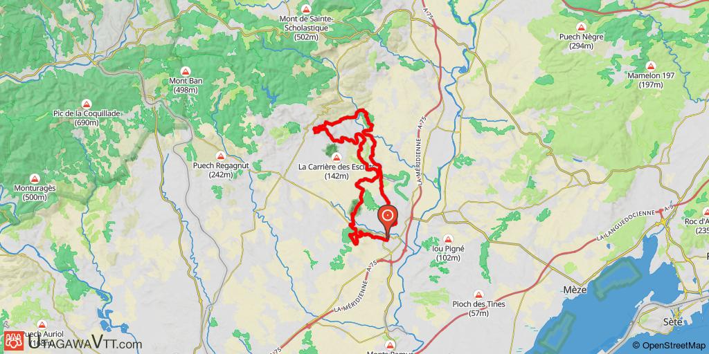 Trace des volcans du Piscenois