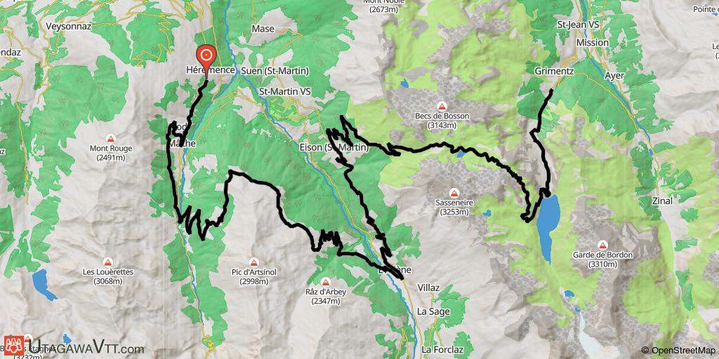 Grand raid Verbier à Grimentz - Hérémence - Grimentz (Etape 2/2)