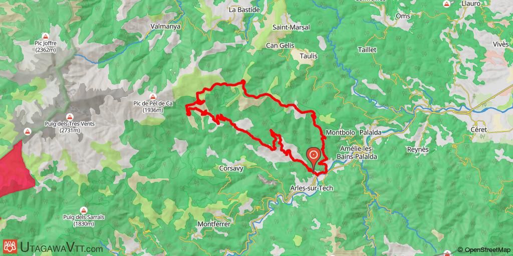 Les mines et la tour de Batère