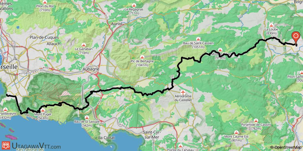 Objectif Marseille au départ de Garéoult