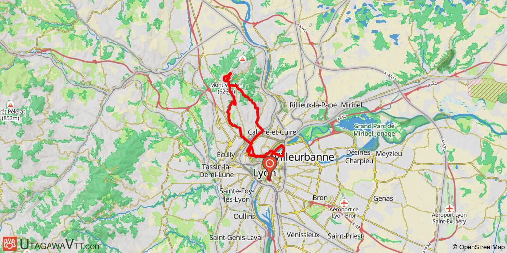 Les trois sommets des Monts d'Or