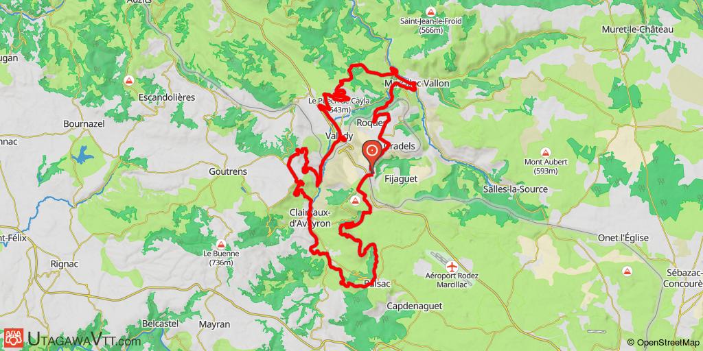 Marcillac : Vallon rouge de plaisir