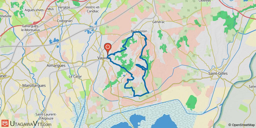 A l'est de Vauvert