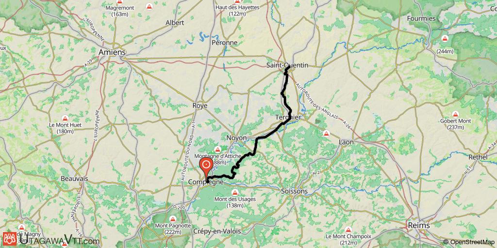 Paris - Roubaix à VTT : Etape 2/4 (Compiègne - Saint-Quentin)